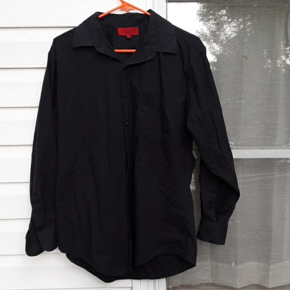 Bergamo New York Long Sleeve Dress Shirt M 16 32